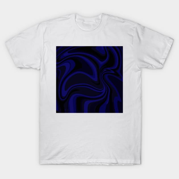Blue paint drip T-Shirt by Keniixx